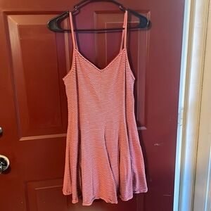 Pink striped AE dress